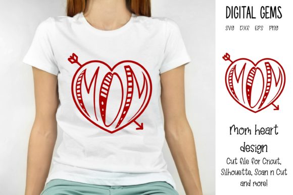Mom Heart Design: Graphics for Crafts