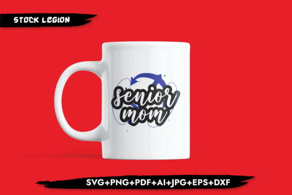 Senior Mom Anchor: Graphics for Crafts & Blogs